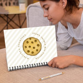 キュートチョコレートチップクッキーカスタム ノートブック