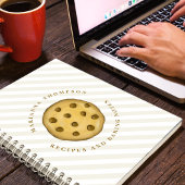 キュートチョコレートチップクッキーカスタム ノートブック