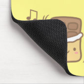 キュートチョコレートミルクシェイクドードル子供へ マウスパッド (コーナー)