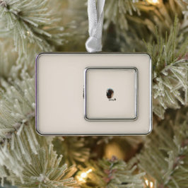 キュートチョコレートラブラドールドッグ – Bailey | ペットのプレゼント シルバープレートフレームオーナメント