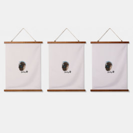 キュートチョコレートラブラドールドッグ – Bailey | ペットのプレゼント 吊り下げ型タペストリー