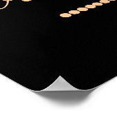 キュートチョコレート引用文タイポグラフィキッチンウォールアート ポスター (角)