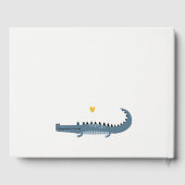 キュートチョムアリゲータースワンプany年齢子供の誕生日 ゲストブック (裏面)