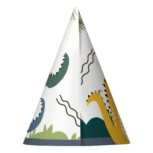 キュートチョムアリゲータースワンプany年齢子供の誕生日 パーティーハット (裏面)