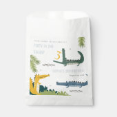 キュートチョムアリゲータースワンプany年齢子供の誕生日 フェイバーバッグ (正面)