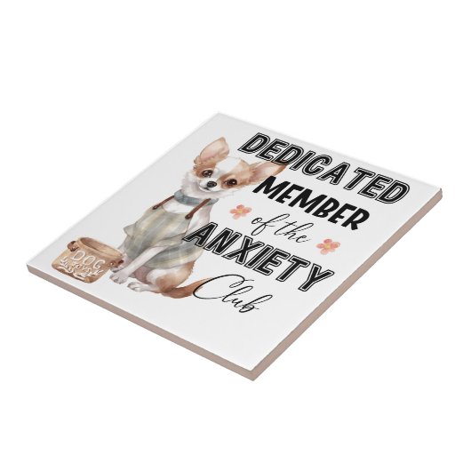 キュートチワホアアコンヒン引用文おもしろいユーモア タイル (側面)