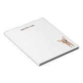 キュートチワワ ノートパッド (アングル)