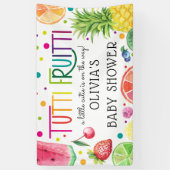 キュートッティフルーティベビーシャワー 横断幕 (縦)