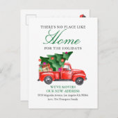 キュートツリートラック引っ越しましたホリデームービング 案内ポストカード (正面/裏面)