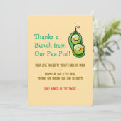 キュートツーピースツインベビー サンキューカード (スタンド正面)