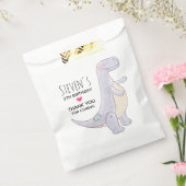 キュートティラノサウルスレックス恐竜の玩具誕生日 フェイバーバッグ (封をした状態)