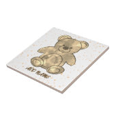 キュートテディベアカスタム文字 タイル (側面)