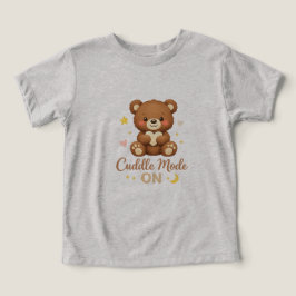 キュートテディベアシャツ – くっつくモードベビーTシャツ