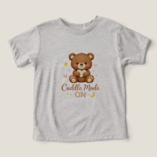 キュートテディベアシャツ – くっつくモードベビーTシャツ