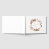 キュートテディベアフローラリース ゲストブック (全面)