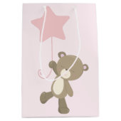 キュートテディベアベビー ミディアムペーパーバッグ (正面)