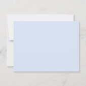 キュートテディベア男の赤ちゃんサンキューカード サンキューカード (裏面)