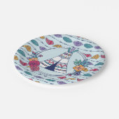 キュートテペボホトライバル誕生日紙プレート ペーパープレート (アングル)