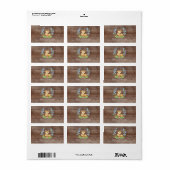 キュートディアボーイズベビーシャワー住所 シール (フルシート)