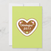 キュートディルンドオクトーバーフェスト招待状 招待状 (裏面)