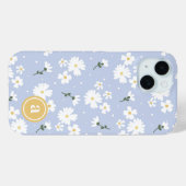 キュートデイジーフローラカスタムモノグラム Case-Mate iPhoneケース (裏面 (横))