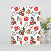 キュートデッキザホールズクリスマススクラップブック紙 (スタンド正面)