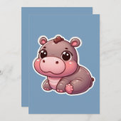 キュートデモーンベビーヒッポ シーズンカード (正面/裏面)