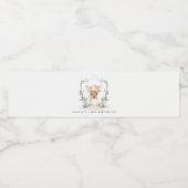 キュートデュスキーディアーフローラクレストany age誕生日 ペットボトルラベル (シングルラベル)