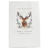 キュートデュスキーディアーフローラクレストany age誕生日 ミディアムペーパーバッグ