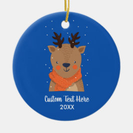 キュートトナディアホリデークリスマスツリーカスタム文字 セラミックオーナメント