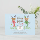 キュートトナディアホリデーパジャマパーティの招待状 招待状 (スタンド正面)