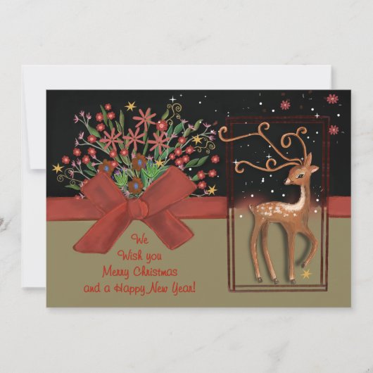 キュートトナディアレッドボウブラック&金ゴールド シーズンカード (正面)