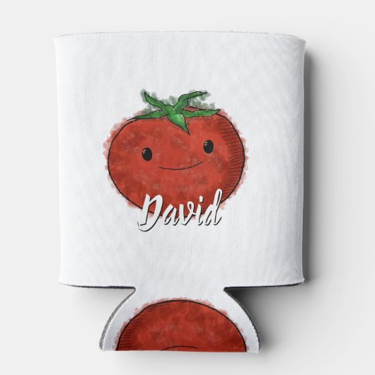 キュートトマトウォーター名前をカスタムする 缶クーラー (裏面)