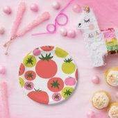キュートトマト紙プレート ペーパープレート (パーティー)
