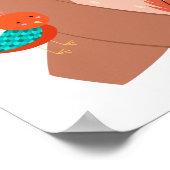 キュートトライバルベーブブレイブ子供部屋 ポスター (角)