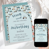 キュートトラクターファームボーイ2nd誕生日招待状 招待状