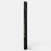 キュートトラベラーフロッグワイルドフラワーコテージコアカスタム Case-Mate iPhoneケース (裏面/左)