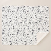 キュートトロピカルクリスマスシェルパブランケット シェルパブランケット (正面(横))