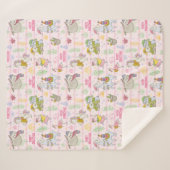 キュートトロピカルクリスマスシェルパブランケット シェルパブランケット (正面(横))