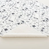 キュートトロピカルクリスマスシェルパブランケット シェルパブランケット (3/4)