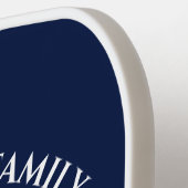 キュートトロピカルビーチパームツリーカスタムビーチハウス ピックルボールラケット (左詳細)