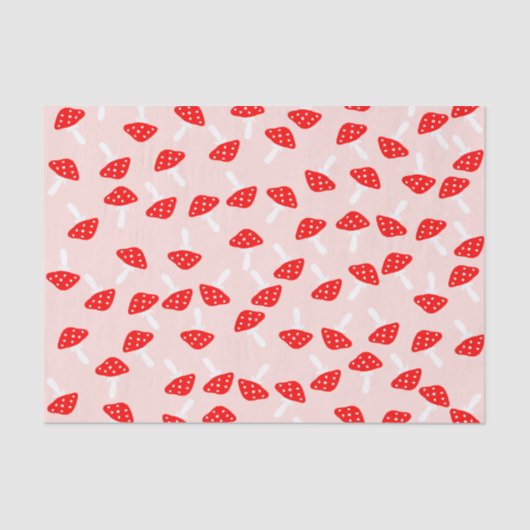 キュートトーストイレマッシュルームティッシュペーパー 薄葉紙 (正面)