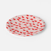 キュートトーストイレマッシュルーム紙プレート ペーパープレート (アングル)