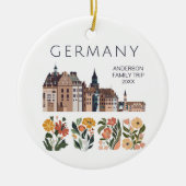 キュートドイツフローラシティ セラミックオーナメント (正面)