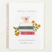 キュートドゥスキースタックストーリーブズフローラブライダルシャワー プランナー手帳 (正面)