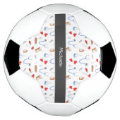 キュートドクターナース医科診療機器ハート サッカーボール (回転)