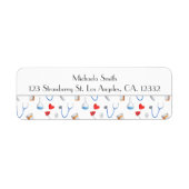 キュートドクターメディカルアメニティ差出人住所 ラベル (正面)