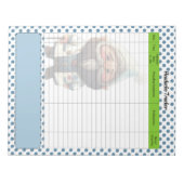 キュートドクター格言をテーマにした頭痛の追跡 ノートパッド (正面)