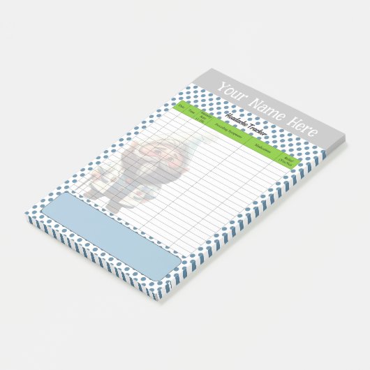 キュートドクター格言をテーマにした頭痛の追跡 ポストイット (アングル)