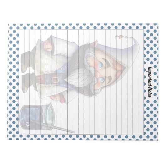 キュートドクター格言ノート ノートパッド (正面)